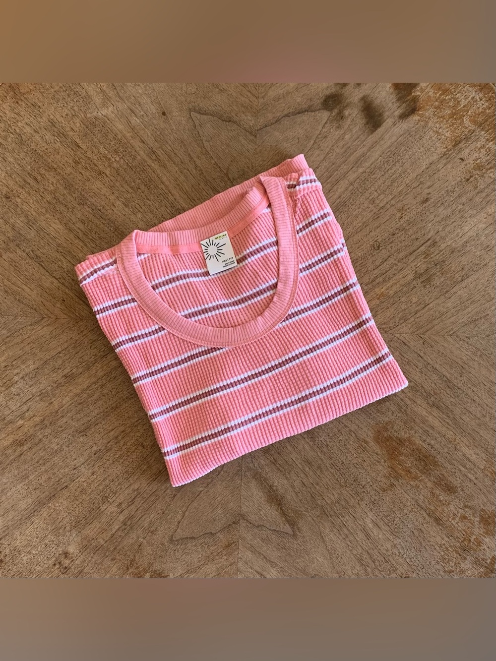 AErie Strawberry Mist Wow! Waffle T-Shirt